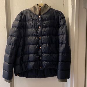 Kit and Ace Halsey jacket navy and grey